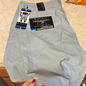 Pebble Beach Light Gray Men's Flex Shorts